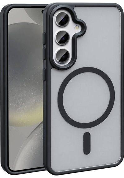 Nihcase Samsung Uyumlu Galaxy S23 Fe Kılıf M-safe Şarj Özellikli Mat Arka Yüzey Sio Kapak