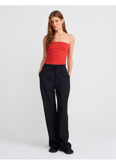 Dilvin 20659 Crop Top-kırmızı Kırmızı
