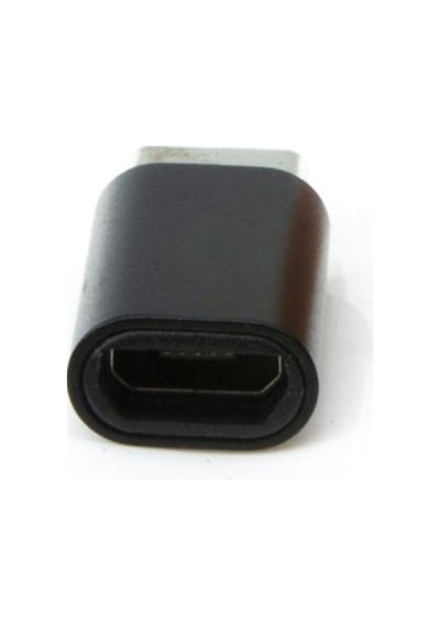 Micro Usb Type-c Dönüştürücü Siyah Micro Usb To Type-c Çevirici