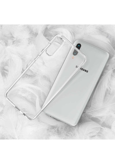 Samsung Uyumlu Galaxy A70 Kilif Full Seffaf Sararmaz Kapak 424416394