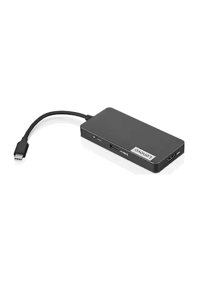 Lenovo GX90T77924 Usb-C 7in1 Hub - Siyah