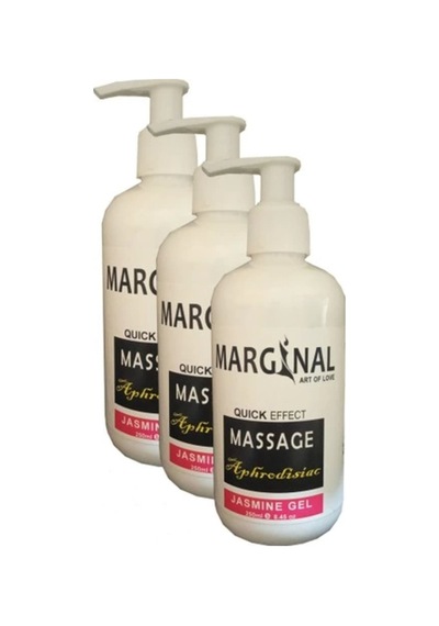 Marginal Massage Jasmine Gel 250 Ml Yasemin Masaj Jeli 3'lü