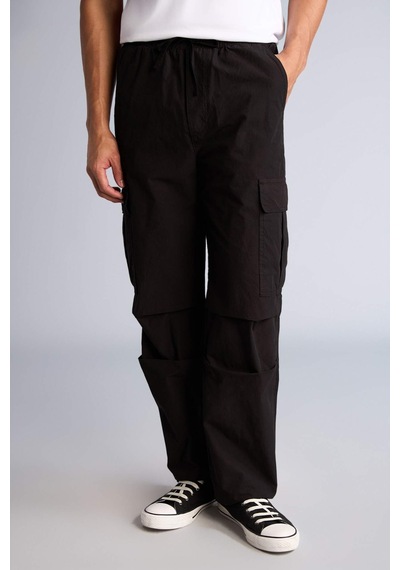 Defacto Baggy Kargo Cepli Pantolon G8147ax26smbk81 Siyah-bk81