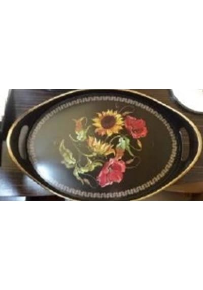 Oval Hira Desenli Sunum Tepsisi Royaleks-isr-5723