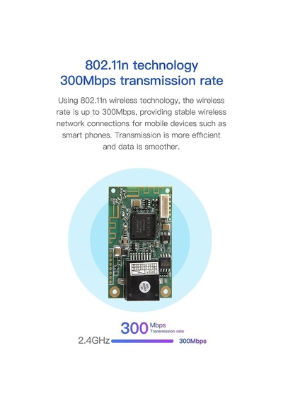 Vonets Vm300/vm5g/vbg1200 Wifi Modül Ve Anten Seti Quick Setting Guide