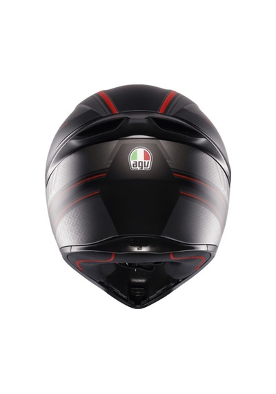 Agv K1 S Sling Matt Black Red Kapalı Kask Kırmızı