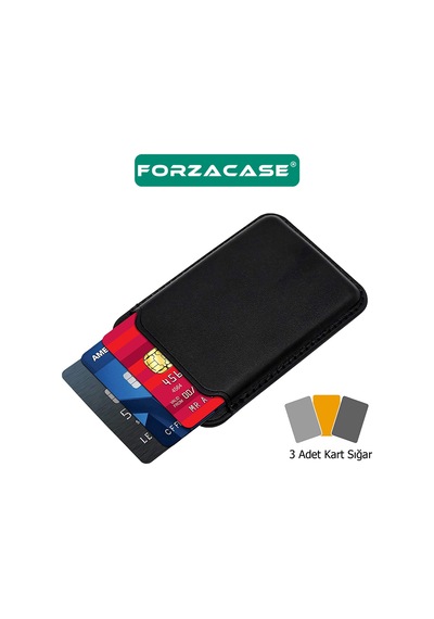 Forzacase İphonelar İle Uyumlu Magsafe Deri Cüzdan Kartlık Fc098