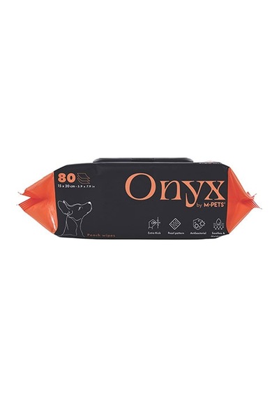 M-pets Onyx Şeftali Kokulu Kedi Ve Köpek Temizleme Mendili 80li 244-72033.01