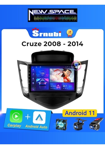 Chevrolet Cruze 6gb Ram 128gb Rom 8 Çekirdek Android Carplay Multimedya