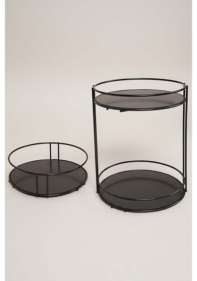 Siyah Metal Düzenleyici Stand Siyah