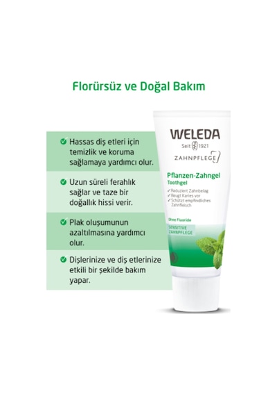 Weleda Bitki Özlü Organik Diş Macunu 75ml