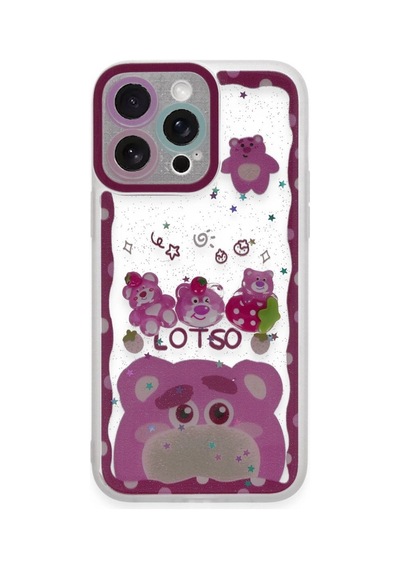 Apple İphone 14 Pro Max Kılıf Sweet Desenli Silikon Kapak - Pembe