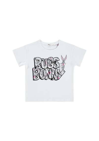 Bugs Bunny Kız Çocuk Tişört 2-5 Yaş Beyaz 18849177724s1 Beyaz