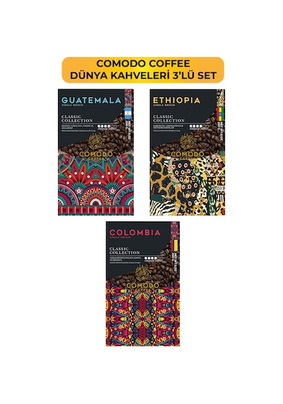 Comodo Coffee Dünya Kahveleri Filtre Kahve 3 x 250 G