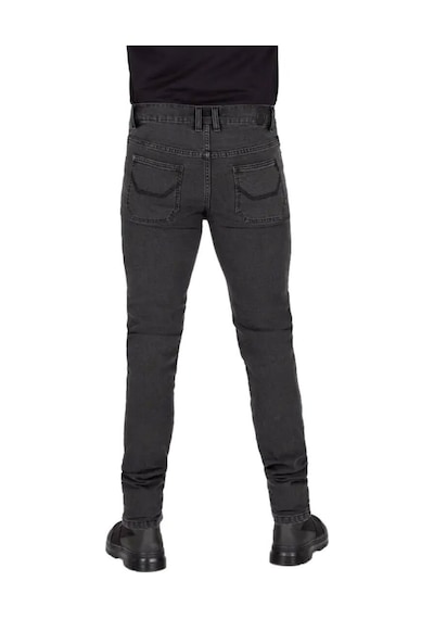 Knox Colton Slim Korumalı Denim Motosiklet Pantolonu Koyu Gri