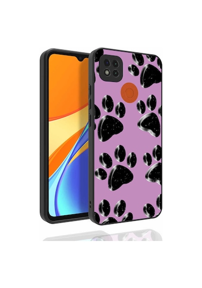 Nourthkiingdom Redmi 9c Kılıf Desenli Kamera Korumalı Parlak Nrtk Nora Kapak - No3 NO3