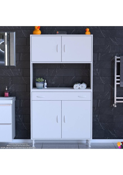Eliusta Artex 95 Cm Yüksek Organizasyonlu Boy Dolabı 95x173x32,5 Cm Beyaz Banyo/mutfak Dolabı Beyaz Eliusta Artex 95 Cm Yüksek Organizasyonlu Boy Dolabı 95x173x32,5 Cm Beyaz Banyo/mutfak Dolabı Beyaz