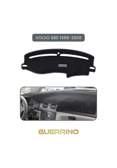 Volvo S80 1998-2006 Torpido Koruma Halısı Gri Kenar