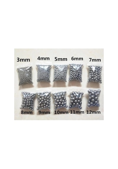 Dünya Magnet 500 Adet - Çelik Bilya, 10 Mm, Çok Amaçlı Bilye, Tane Demir Misket Rulman Çok Renkli