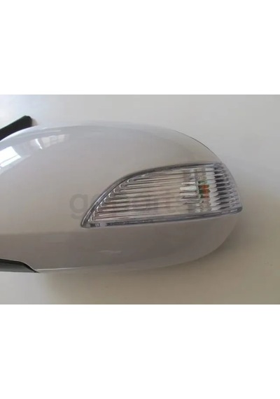 Kapi Aynası Sol Elektrikli / Sinyalli / Beyaz Kapaklı Sinyali Kısa Tip 5fişli Hyundai I30- 2007-2012