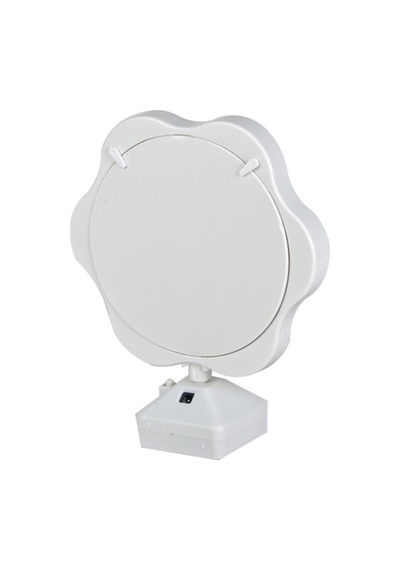 Led Işıklı Sihirli Papatya Ayna 21,5x18cm Beyaz Fotoğraflı Kişiselleştirebilir Ürün Sarı
