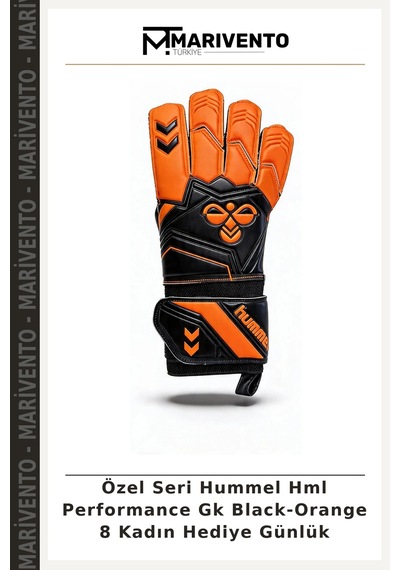 Marivento Özel Seri Hummel Hml Performance Gk Black-orange 8 Kadın Hediye Günlük Siyah - Turuncu