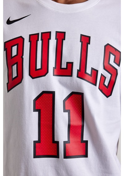 Nike Nba Chicago Bulls Derozan Unisex Tee Baskılı Erkek Günlük Tişört Beyaz