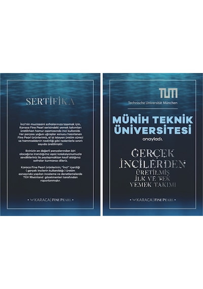 Karaca  Fine Pearl Helen 62 Parça 12 Kişilik İnci Kare Yemek Takımı