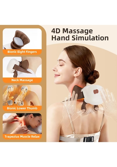 Isıtmalı Omuz Masaj Aleti, Shiatsu Boyun Ve Sırt Masaj Aleti, Baba, Anne, Yorgunluk, Rahatlama, Kas Gevşemesi İçin Şarj Edilebilir Derin Doku Yoğurma Masaj Yastığı Isıtmalı Omuz Masaj Aleti, Shiatsu Boyun Ve Sırt Masaj Aleti, Baba, Anne, Yorgunluk, Rahatlama, Kas Gevşemesi İçin Şarj Edilebilir Derin Doku Yoğurma Masaj Yastığı