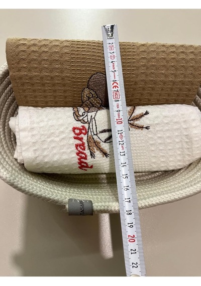 Ahs Tasarım Doğal Jüt Hasır Organizer Sepet Minimalist Ve Şık Depolama Çözümü Beyaz 10 X 15 Diğer