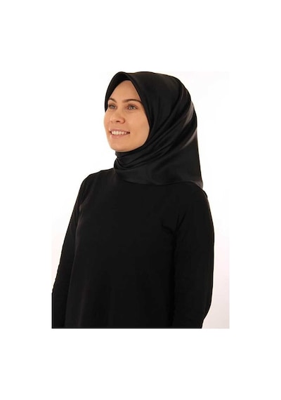 Aker Kadın Siyah Twill Ipek Eşarp 7519713
