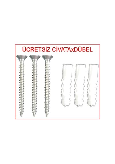 2 Adet Ferforje Raf Altı Ayağı 13x19 Cm Galvaniz