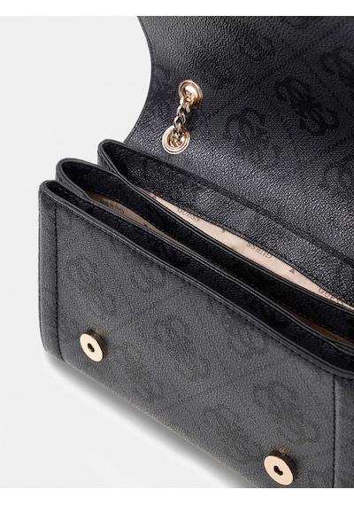 Guess Noelle Iı Dönüştürülebilir Kapaklı Çapraz Askılı Kadın Antrasit Omuz Çantası Hwss9672210-clo