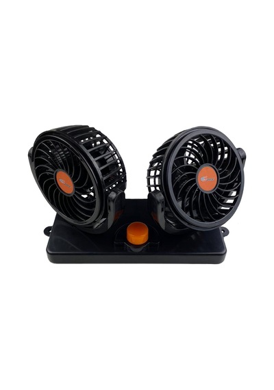 Beyaztuning 12-24 Volt  5Inç Araç Içi Fan Çift Başlıklı Oto Vantilatör