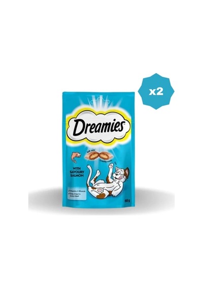 Dreamies Kedi Ödül Maması Somon 60 Gr - 2 Adet