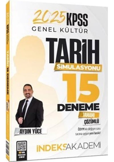 2025 Kpss Tarih Simülasyonu 15 Deneme Çözümlü / Aydın Yüce