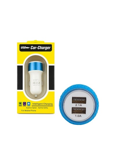 Powermaster D-31 Oto Çakmaklık Şarj Cihazı Mavi