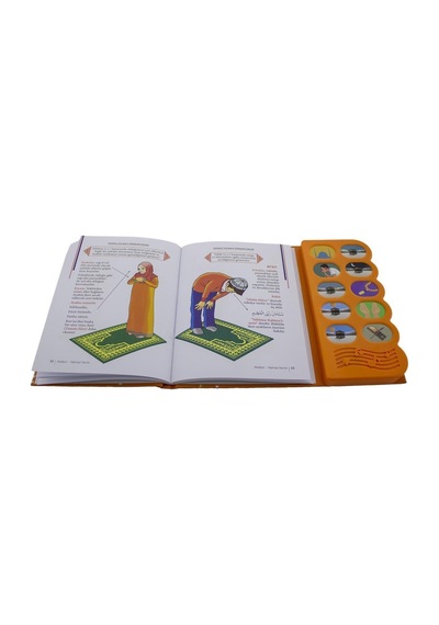 Namaz Öğreten Cihaz Resimli Kitap Seti  Turuncu