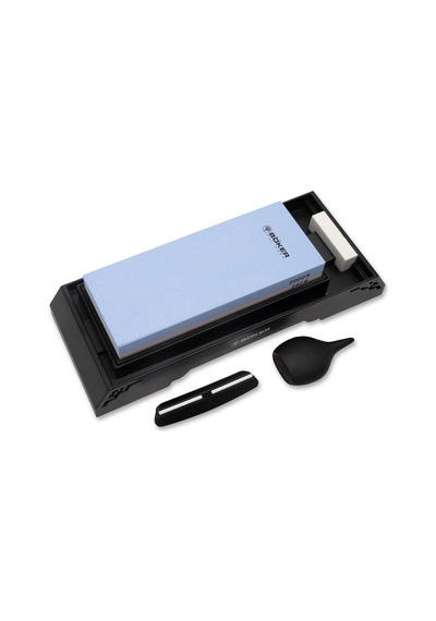 Böker Kamp Combi Waterstone Sharpening Station 240 / 2000 Bileme İçin Su Taşı İstasyonu Çok Renkli