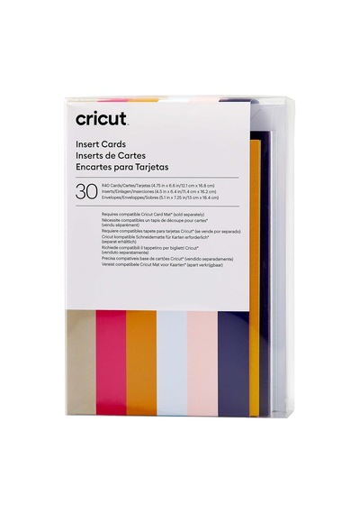Cricut Insert Cards / Sensei / 12,1 Cm X 16,8 Cm Cricut - Boyut R40 / 30'lu Paket / Cricut Kart Matı İle Kullanım İ