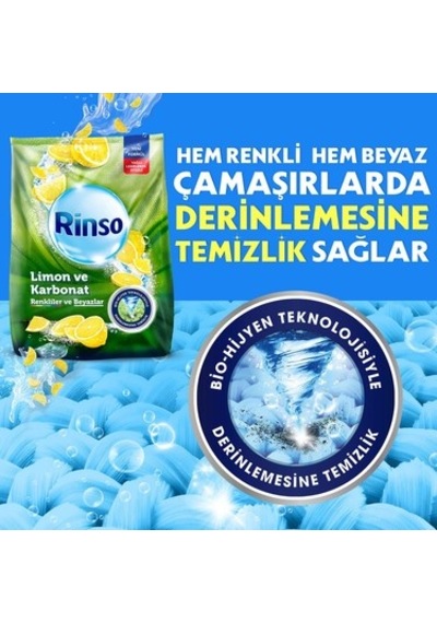 Limon Ve Karbonat İçeren Beyazlar İçin Toz Deterjan 10 Kg