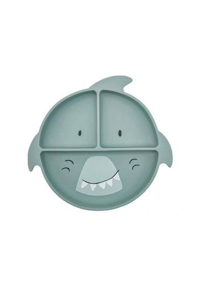 Trixie Mr.shark Silikon Vakumlu Bölmeli Tabak 96-457 Mavi