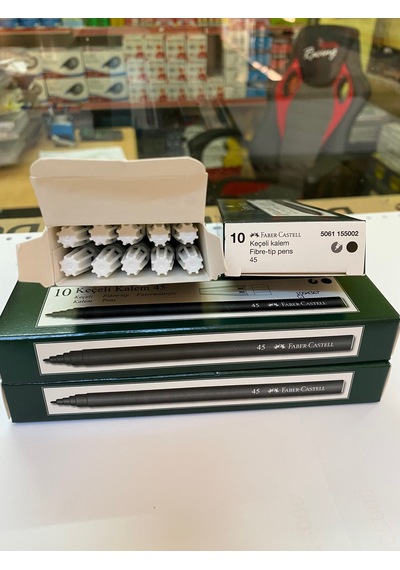 Faber-Castell Keçeli Kalem 4 Kutu 40 Adet Siyah
