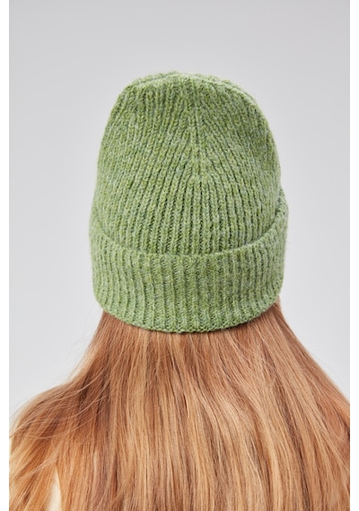 Derikem Basic Şık Standart Lüks Unisex Tiftik Bere Yeşil