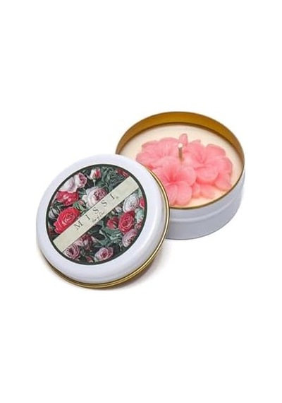 Kiss Of Rose Kokulu Vegan Teneke Mum 50 x 22