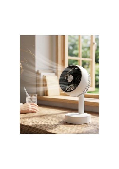 Sessiz Çalışan Şarjlı Mini Fan Masa Ve Araç Kullanımına Uygun - Bbbbbb2687-6728 Renkli