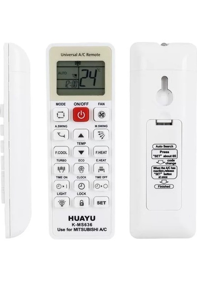 Sh Mitsubishi K-ms636 Universal Akıllı Klima Kumandası Najmaddin