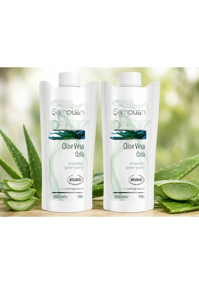 Aloe Vera Özlü Şampuan 300 Ml 2'li Paket