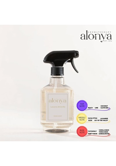 Lavanta & Vanilla Oda Kokusu 500 Ml Sprey Başlıklı Ferahlatıcı Lavanta Ve Vanilya Esintili Kalıcı Oda Spreyi Vanilya