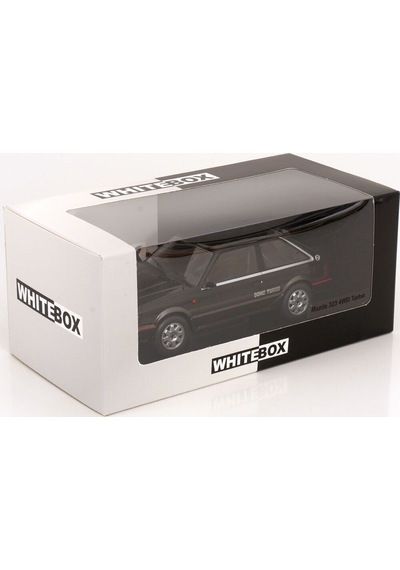 1:24 Ölçek Whitebox 1989 Mazda 323 4wd Turbo Diecast Metal Minyatür Model Araba 15cm